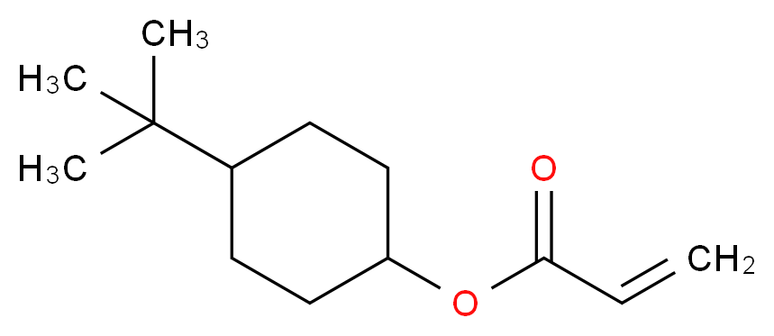 4-叔丁基环己基丙烯酸酯_分子结构_CAS_84100-23-2)