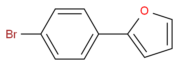 2-(4-bromophenyl)furan_分子结构_CAS_14297-34-8