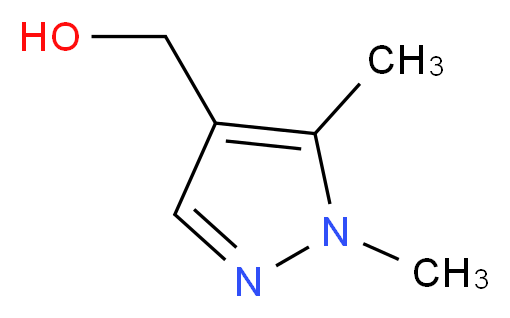 (1,5-Dimethyl-1H-pyrazol-4-yl)methanol_分子结构_CAS_)