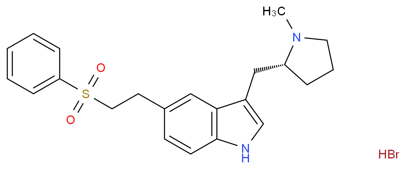 Eletriptan HBr_分子结构_CAS_177834-92-3)