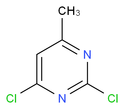 2,4-二氯-6-甲基嘧啶_分子结构_CAS_5424-21-5)