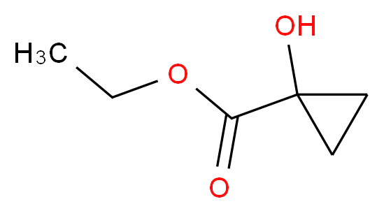 ethyl 1-hydroxycyclopropane-1-carboxylate_分子结构_CAS_137682-89-4