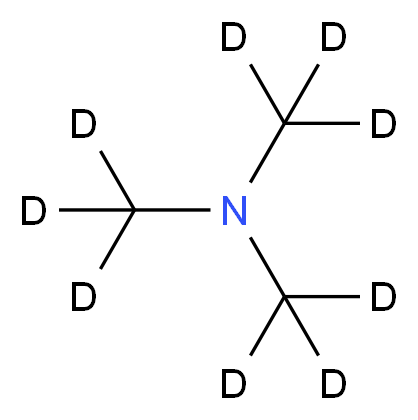 三甲基-d9-胺_分子结构_CAS_)