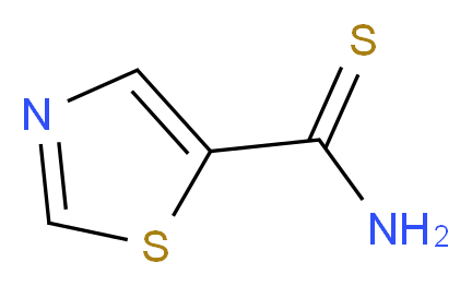 1,3-thiazole-5-carbothioamide_分子结构_CAS_409110-07-2