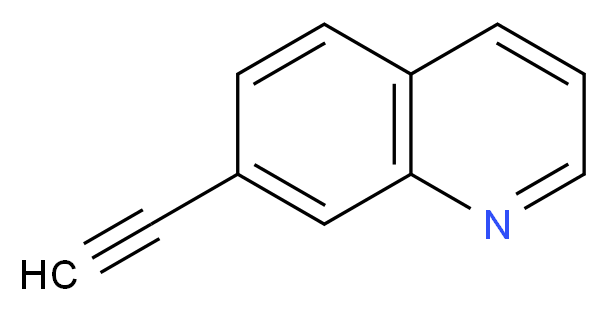 7-ethynylquinoline_分子结构_CAS_103987-80-0