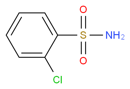 2-氯苯磺酰胺_分子结构_CAS_6961-82-6)