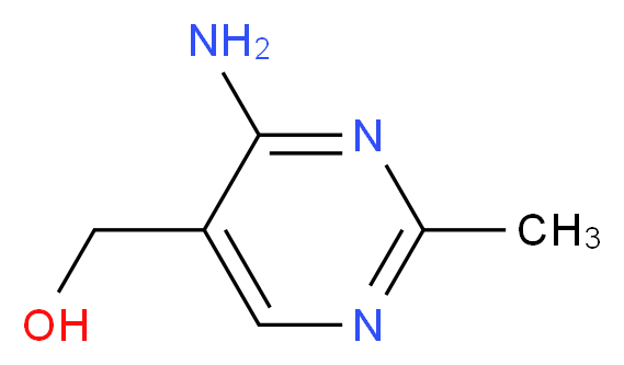 (4-amino-2-methylpyrimidin-5-yl)methanol_分子结构_CAS_73-67-6
