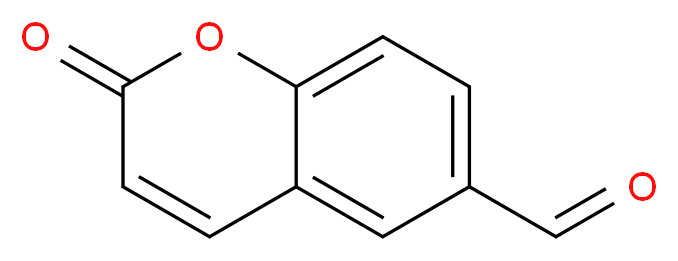 Coumarin-6-carboxaldehyde_分子结构_CAS_)