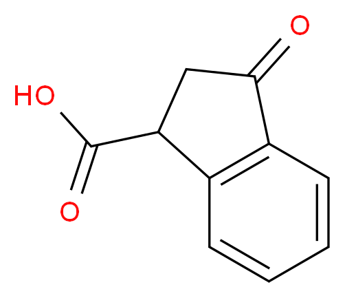 3-羰基-1-茚酸_分子结构_CAS_29427-69-8)