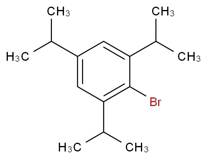 1-溴-2,4,6-三异丙基苯_分子结构_CAS_21524-34-5)