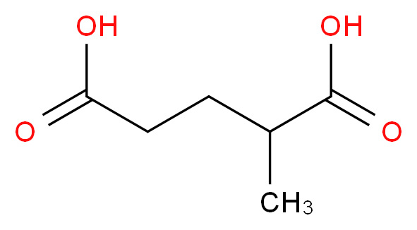 2-methylpentanedioic acid_分子结构_CAS_617-62-9