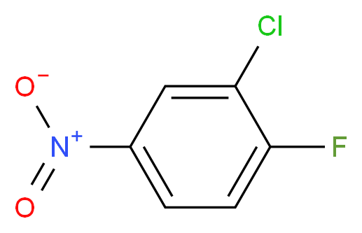 3-Chloro-4-fluoronitrobenzene_分子结构_CAS_350-30-1)