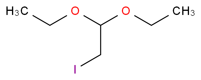 1,1-Diethoxy-2-iodoethane_分子结构_CAS_51806-20-3)