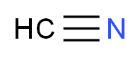 Hydrogen cyanide_分子结构_CAS_74-90-8)