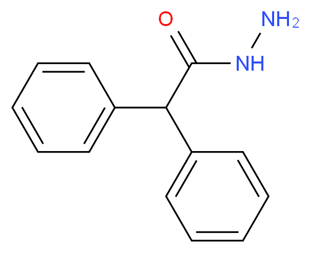 2,2-diphenylacetohydrazide_分子结构_CAS_6636-02-8