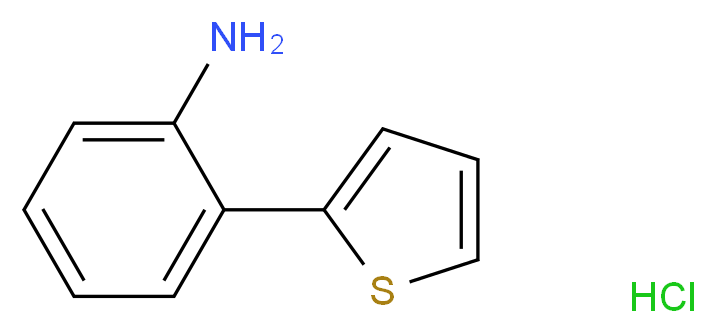 2-Thien-2-ylaniline hydrochloride_分子结构_CAS_)