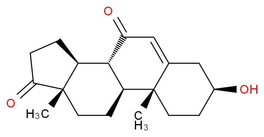 7-Keto-dehydroepiandrosterone_分子结构_CAS_566-19-8)