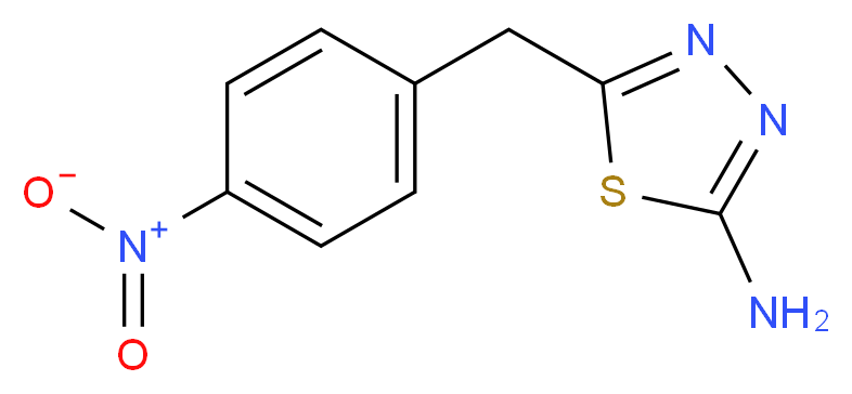 5-(4-Nitrobenzyl)-[1,3,4]thiadiazol-2-ylamine_分子结构_CAS_247225-84-9)