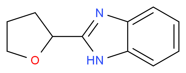 2-(oxolan-2-yl)-1H-1,3-benzodiazole_分子结构_CAS_86932-94-7