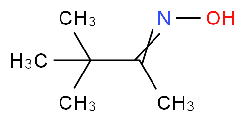 N-(3,3-dimethylbutan-2-ylidene)hydroxylamine_分子结构_CAS_2475-93-6