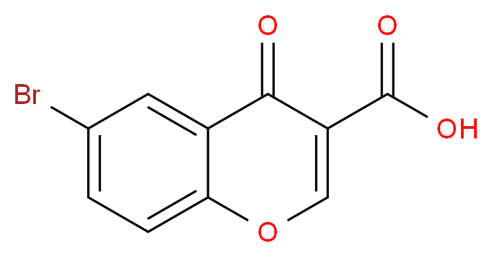 6-bromo-4-oxo-4H-chromene-3-carboxylic acid_分子结构_CAS_51085-91-7