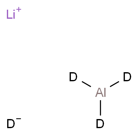 氘化铝锂, 1.0M于二乙醚中_分子结构_CAS_14128-54-2)