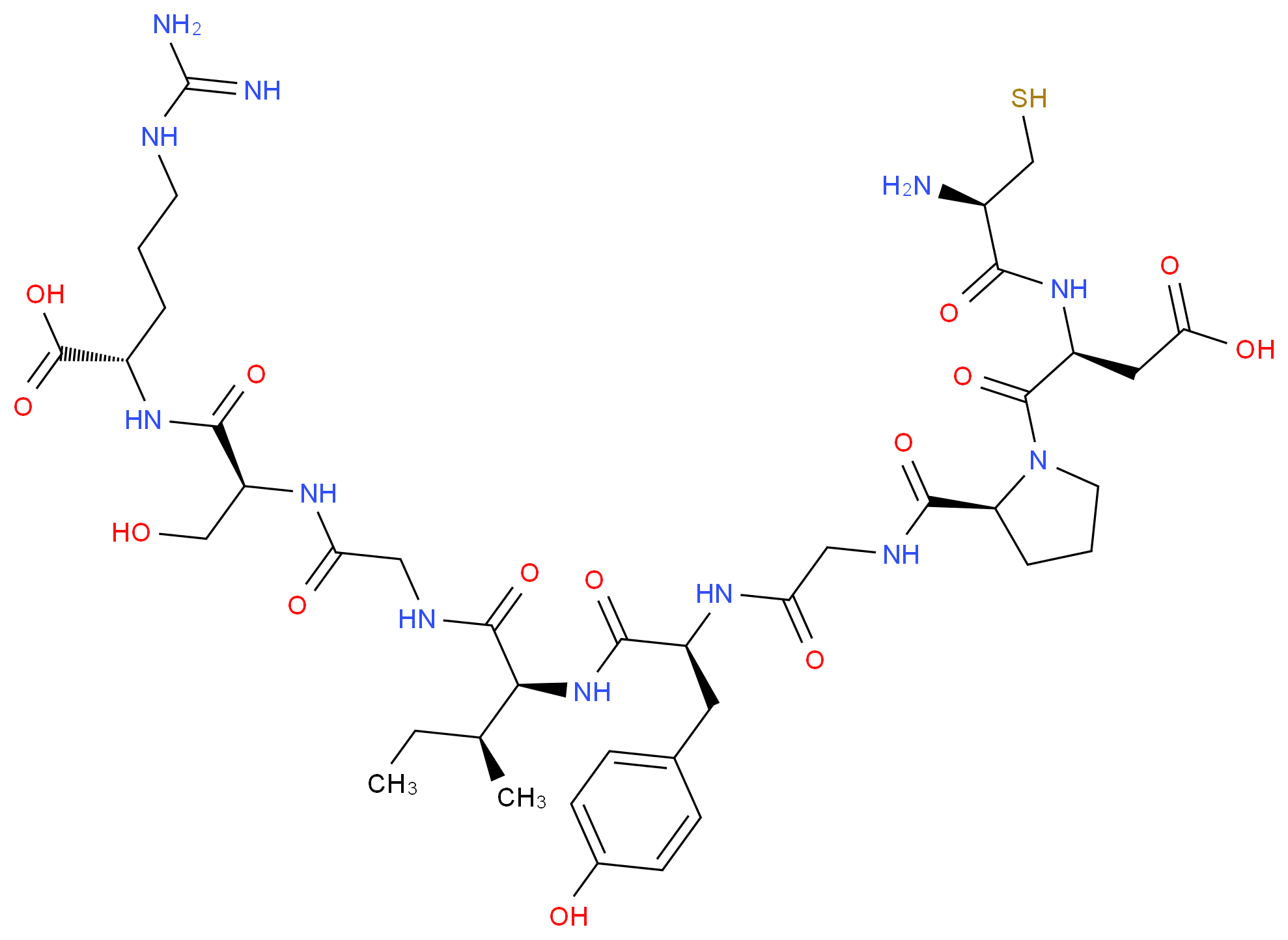 Cys-Asp-Pro-Gly-Tyr-Ile-Gly-Ser-Arg_分子结构_CAS_110590-60-8)