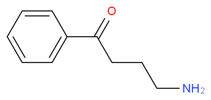 4-amino-1-phenylbutan-1-one_分子结构_CAS_1688-71-7
