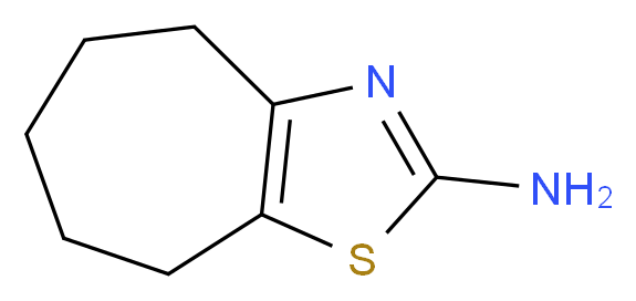 5,6,7,8-Tetrahydro-4H-cyclohepta[d][1,3]thiazol-2-amine_分子结构_CAS_14292-44-5)