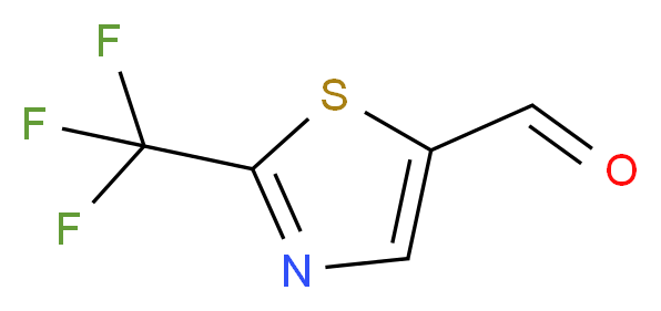 2-(trifluoromethyl)-1,3-thiazole-5-carbaldehyde_分子结构_CAS_903130-38-1