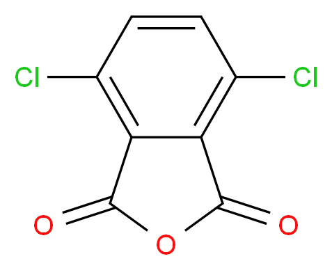 3,6-二氯苯二甲酸酐_分子结构_CAS_4466-59-5)