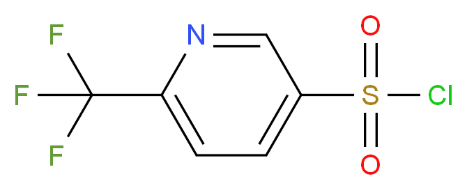 6-Trifluoromethyl-3-pyridinesulfonyl Chloride_分子结构_CAS_959996-58-8)
