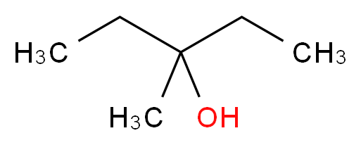 3-methylpentan-3-ol_分子结构_CAS_77-74-7