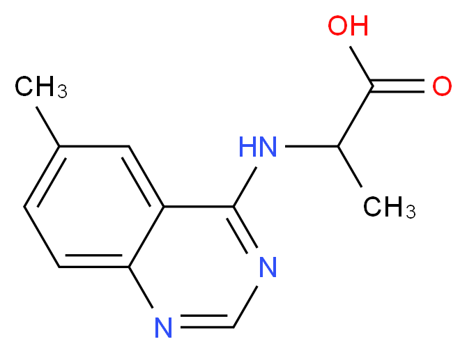 N-(6-methyl-4-quinazolinyl)alanine hydrochloride_分子结构_CAS_)
