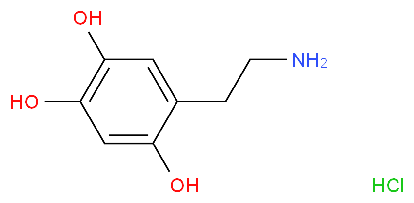 6-Hydroxy Dopamine Hydrochloride_分子结构_CAS_28094-15-7)