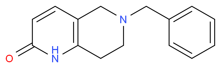 6-Benzyl-5,6,7,8-tetrahydro-1,6-naphthyridin-2(1H)-one_分子结构_CAS_601514-58-3)