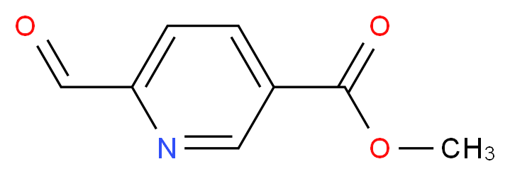 Methyl 6-formylnicotinate_分子结构_CAS_10165-86-3)