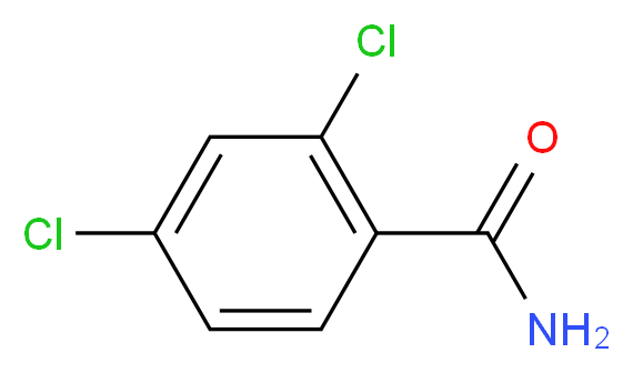 2,4-二氯苯甲酰胺_分子结构_CAS_2447-79-2)