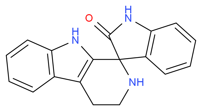 2',3',4',9'-tetrahydrospiro[indoline-3,1'-pyrido[3,4-b]indol]-2-one_分子结构_CAS_)