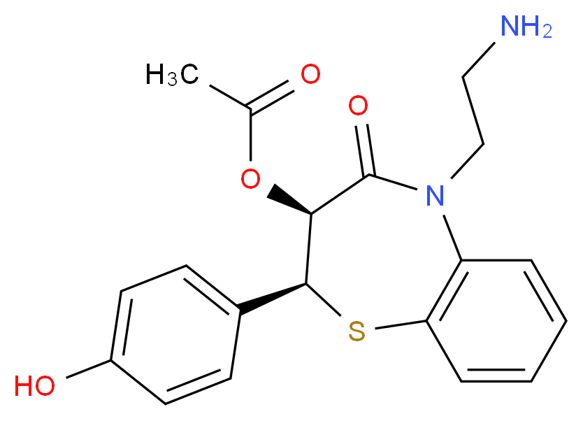 N,N,O-Tridesmethyl Diltiazem_分子结构_CAS_159734-23-3)