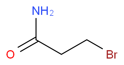 3-bromopropanamide_分子结构_CAS_6320-96-3