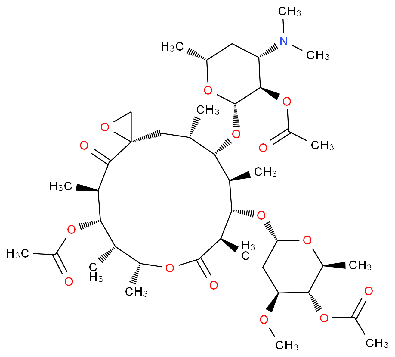 Troleandomycin_分子结构_CAS_2751-09-9)