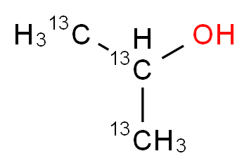 2-丙醇-13C3_分子结构_CAS_220505-06-6)