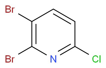 2,3-二溴-6-氯吡啶_分子结构_CAS_885952-16-9)