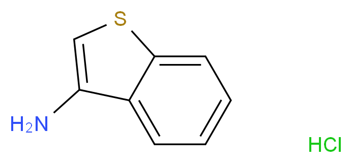 1-benzothiophen-3-amine hydrochloride_分子结构_CAS_3394-36-3