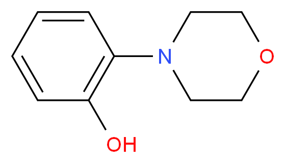 2-(Morpholin-4-yl)phenol_分子结构_CAS_41536-44-1)