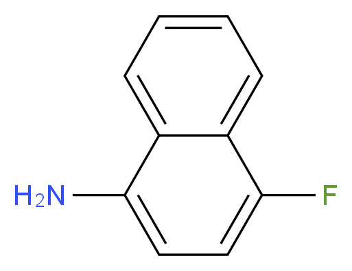 4-fluoronaphthalen-1-amine_分子结构_CAS_438-32-4