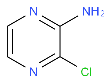 3-chloropyrazin-2-amine_分子结构_CAS_6863-73-6