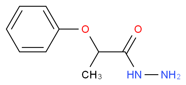 2-Phenoxypropanohydrazide_分子结构_CAS_)