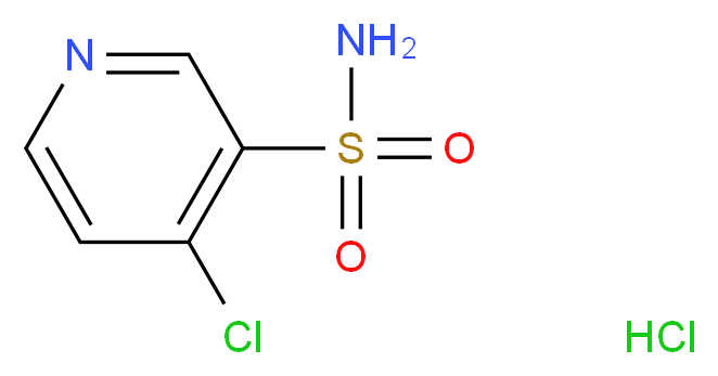 4-chloropyridine-3-sulfonamide hydrochloride_分子结构_CAS_777854-85-0